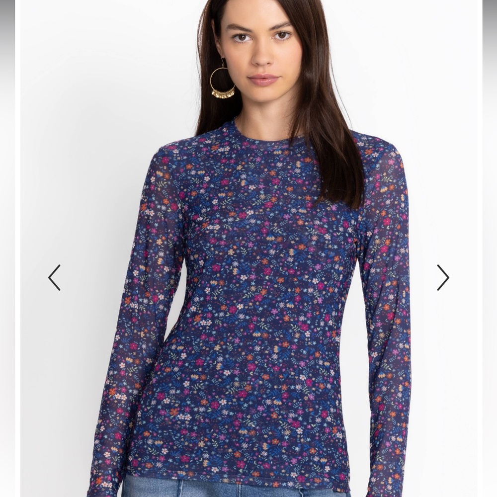 Johnny Was Catalina Mesh Tee